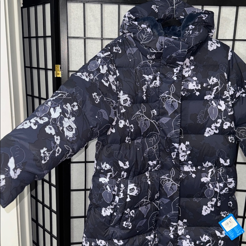 Columbia Boundless DaysPrint Long Down Jacket 1X - Picture 10 of 13